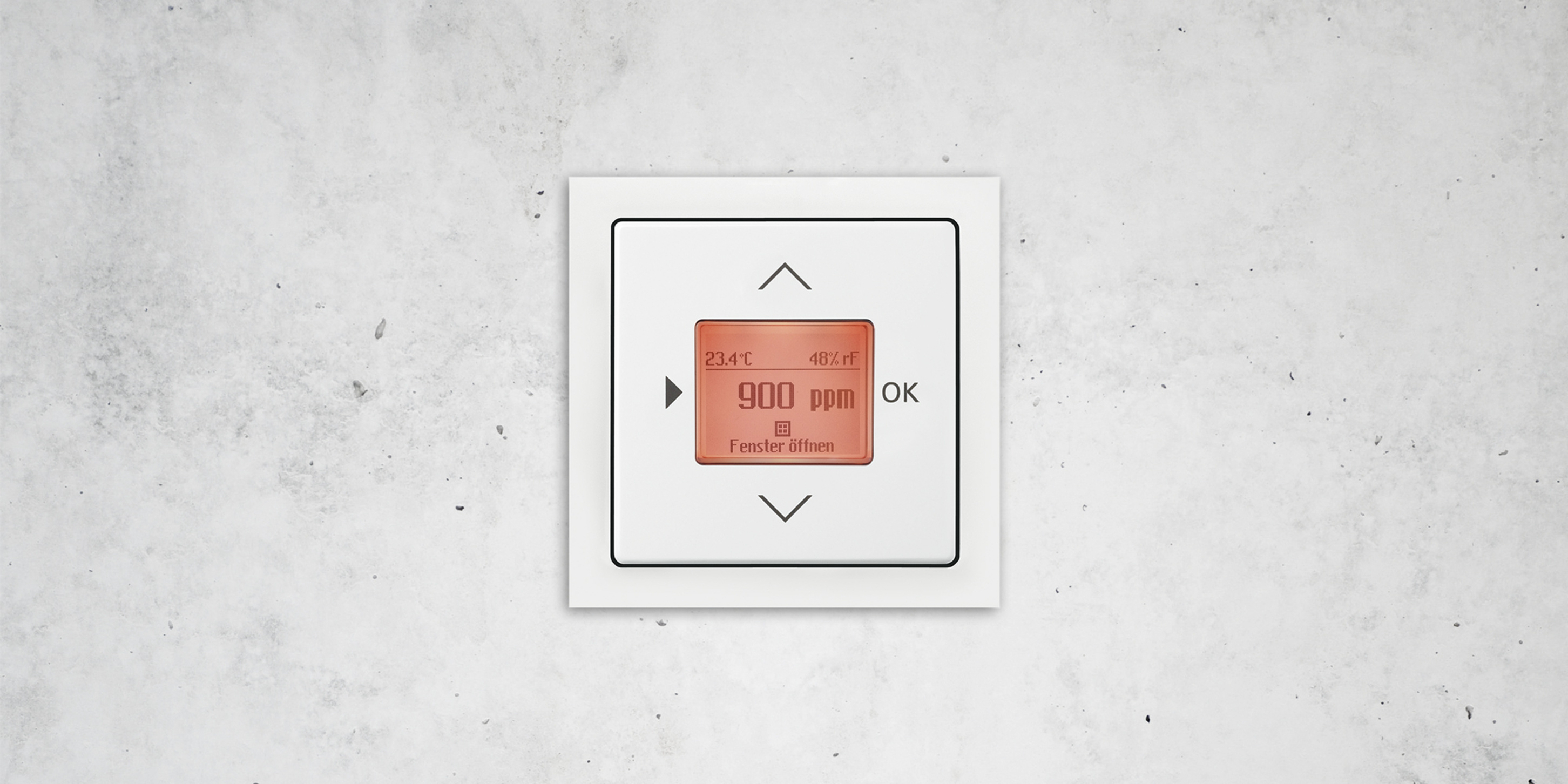 Busch-Raumluftsensor® CO2 bei Muster Elektro in Musterstadt